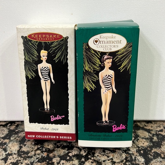 Barbie Other - Hallmark Keepsake Barbie Ornaments